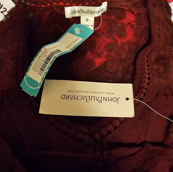 Stitch Fix Burgundy top - Picture 2 of 3